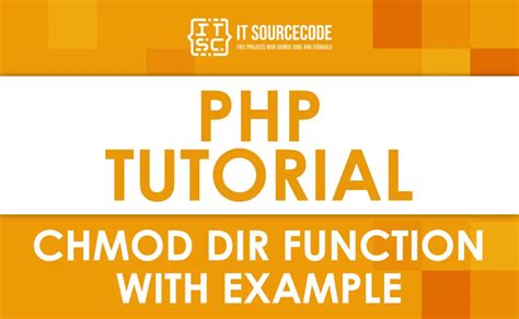 PHP: chmod .
